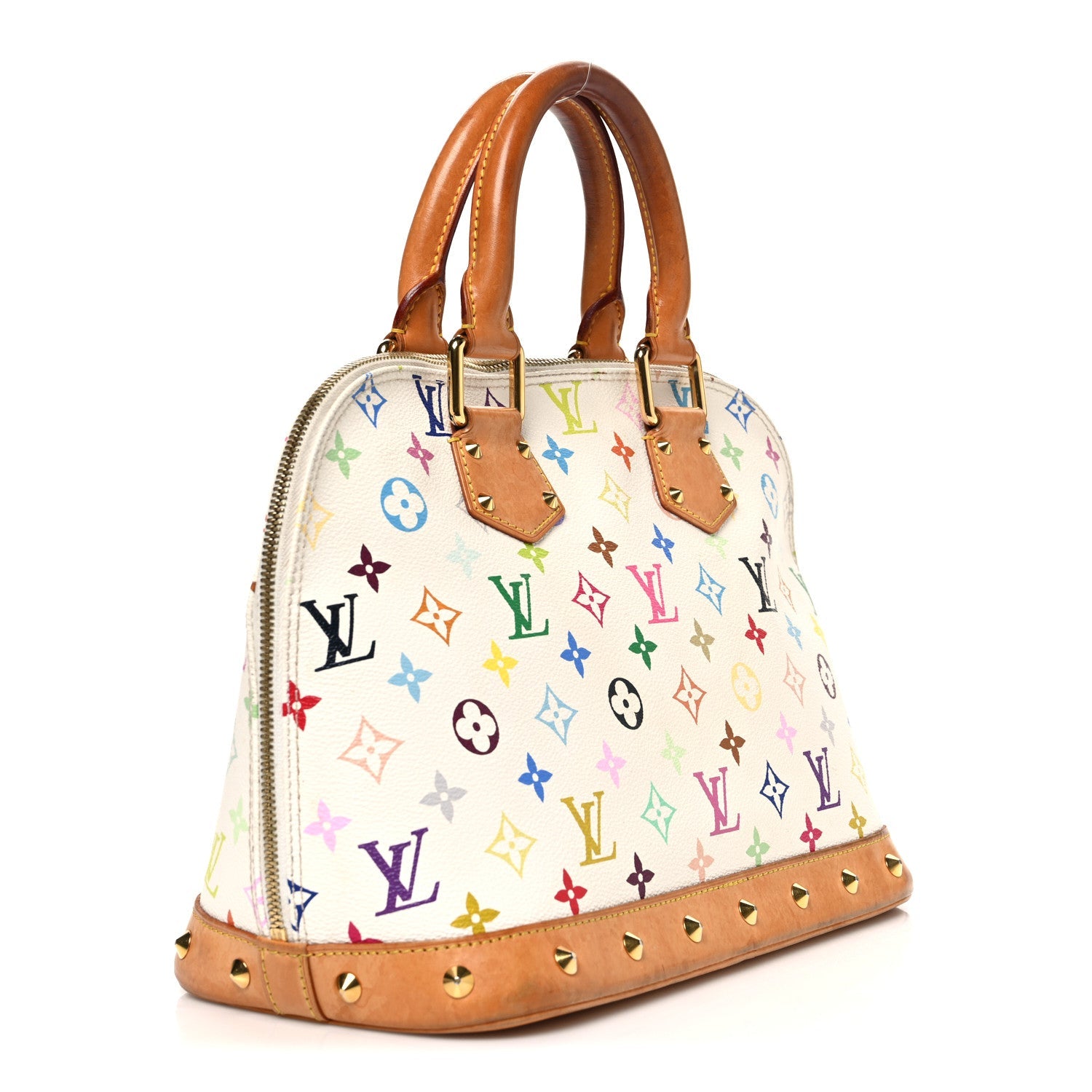 Louis Vuitton Monogram Multicolor Alma White