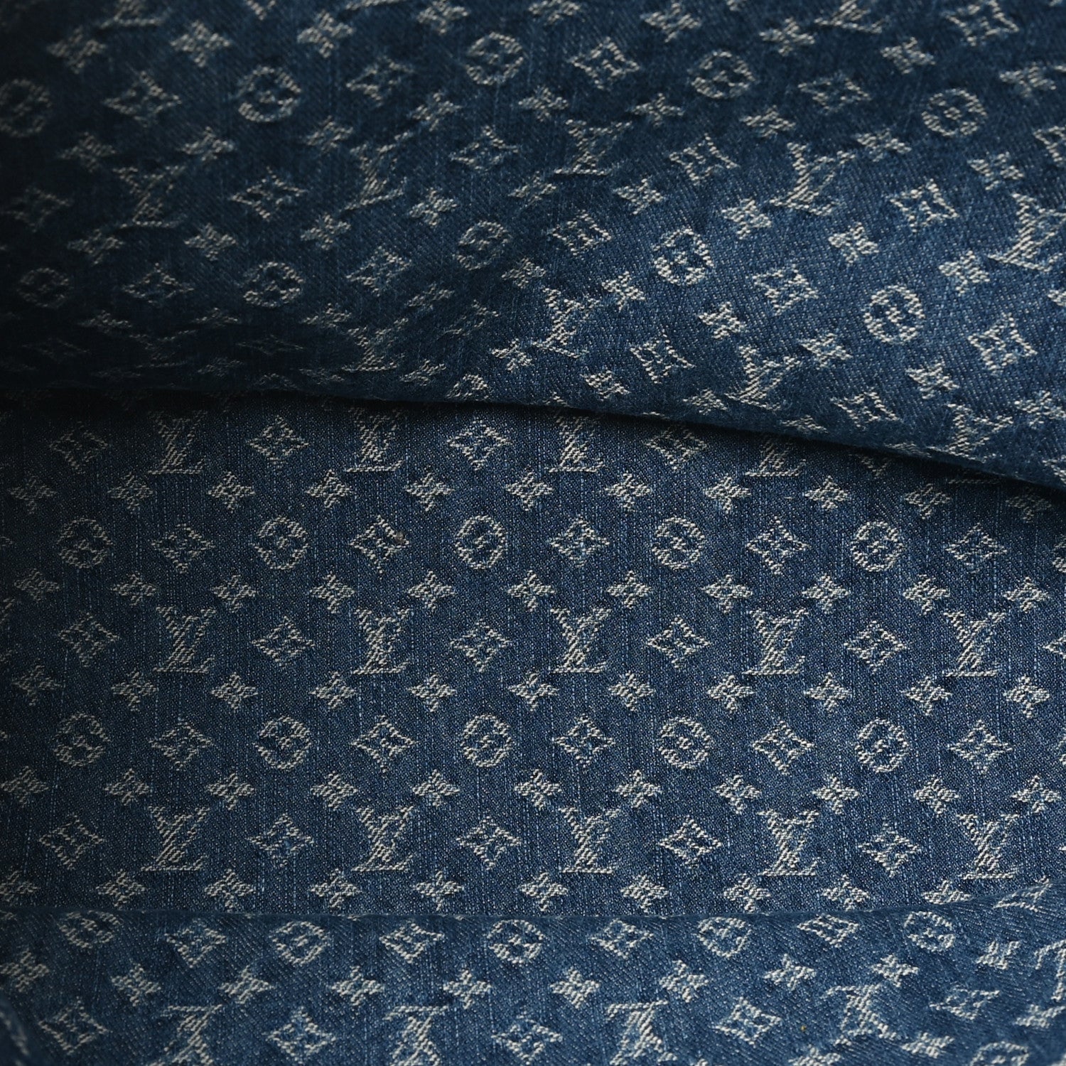 Louis Vuitton Monogram Denim Neo Neverfull MM Blue
