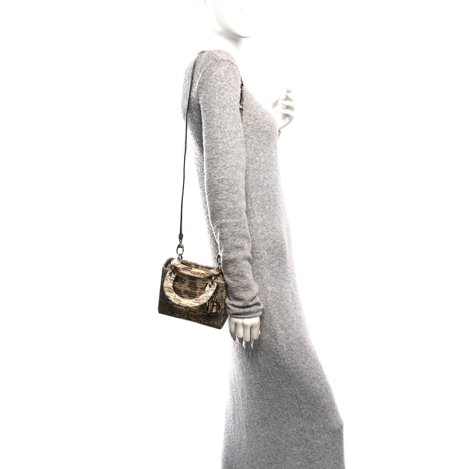 Christian Dior Lizard Ombre Mini Lady Dior