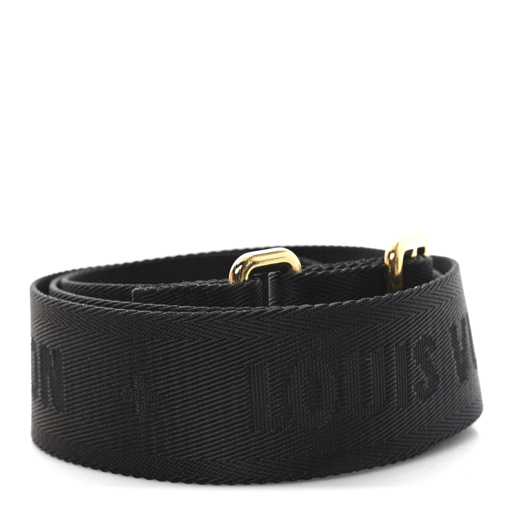 Louis Vuitton Monogram Multi Pochette Accessories Bandouliere Shoulder Strap Black