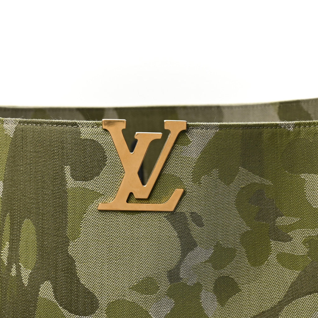 Louis Vuitton LV X TM Washed Denim Artycapucines Camouflage XXXL Khaki