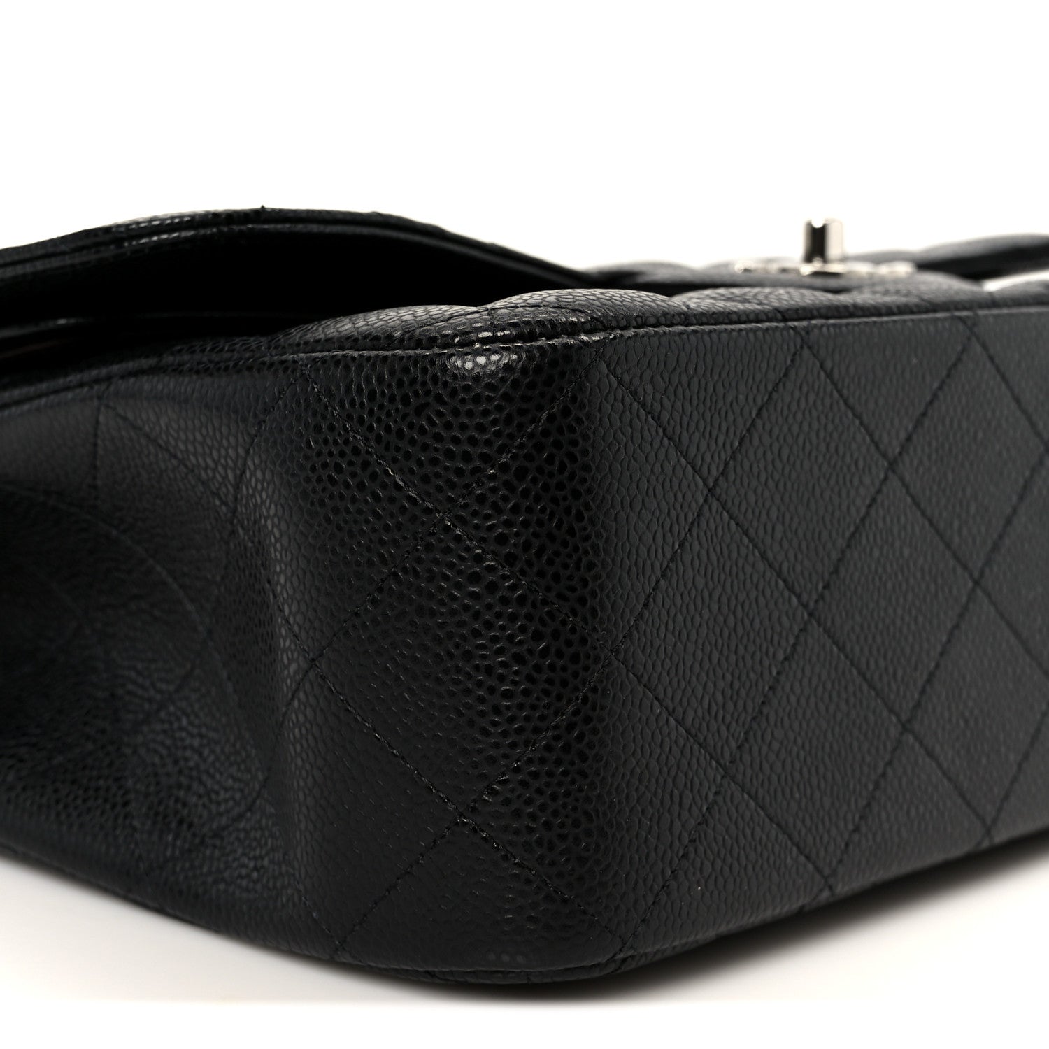 Chanel Caviar Quilted Jumbo Double Flap Black