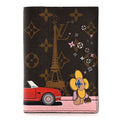 Louis Vuitton Monogram 2019 Christmas Animation Passport Cover Rouge