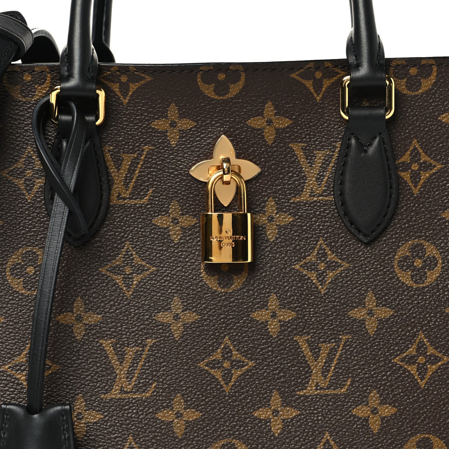 Louis Vuitton Monogram Flower Tote Black
