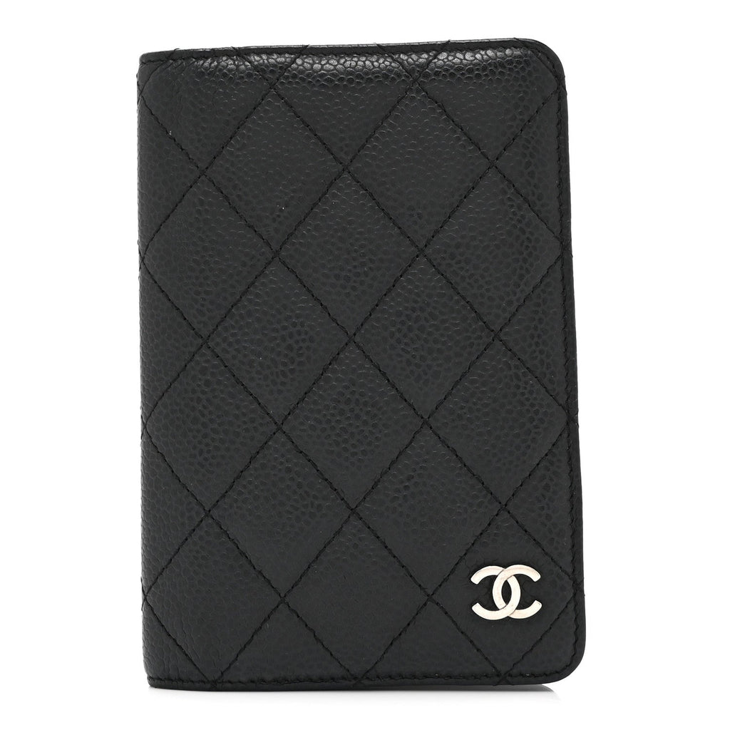 Chanel Caviar Quilted Agenda Cover Black
