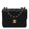 Chanel Caviar Quilted Mini Square Flap Black