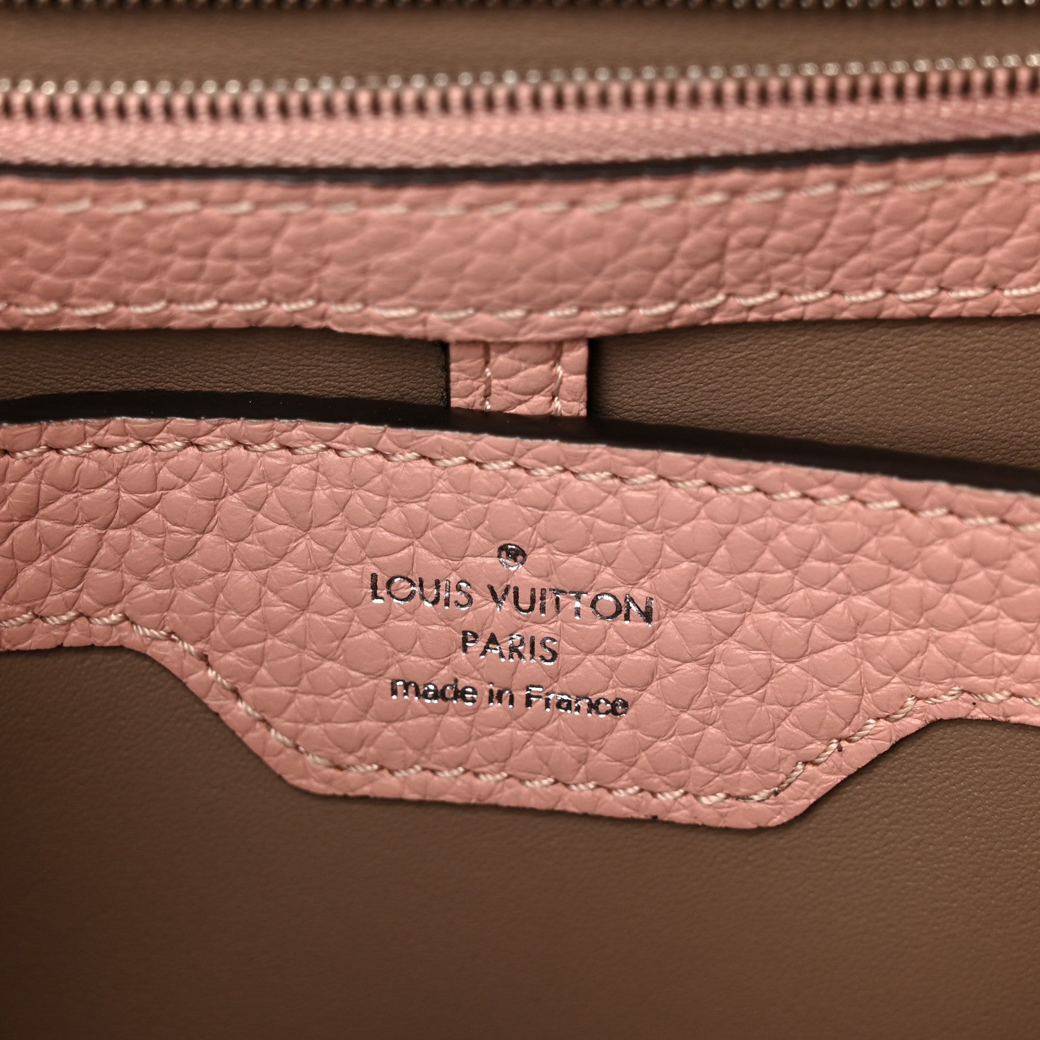 Louis Vuitton Taurillon Snakeskin Capucines PM Magnolia