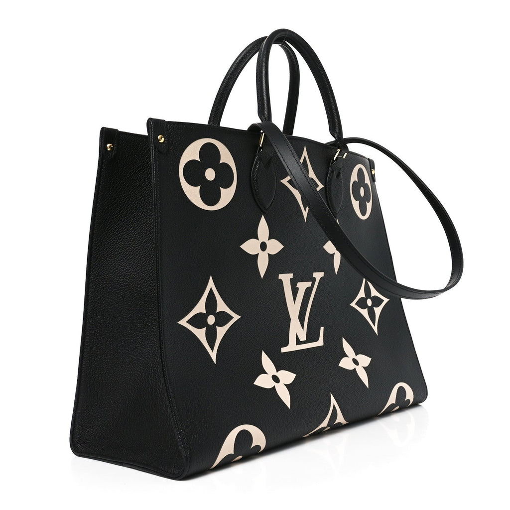 Louis Vuitton Empreinte Monogram Giant Onthego GM Black Beige