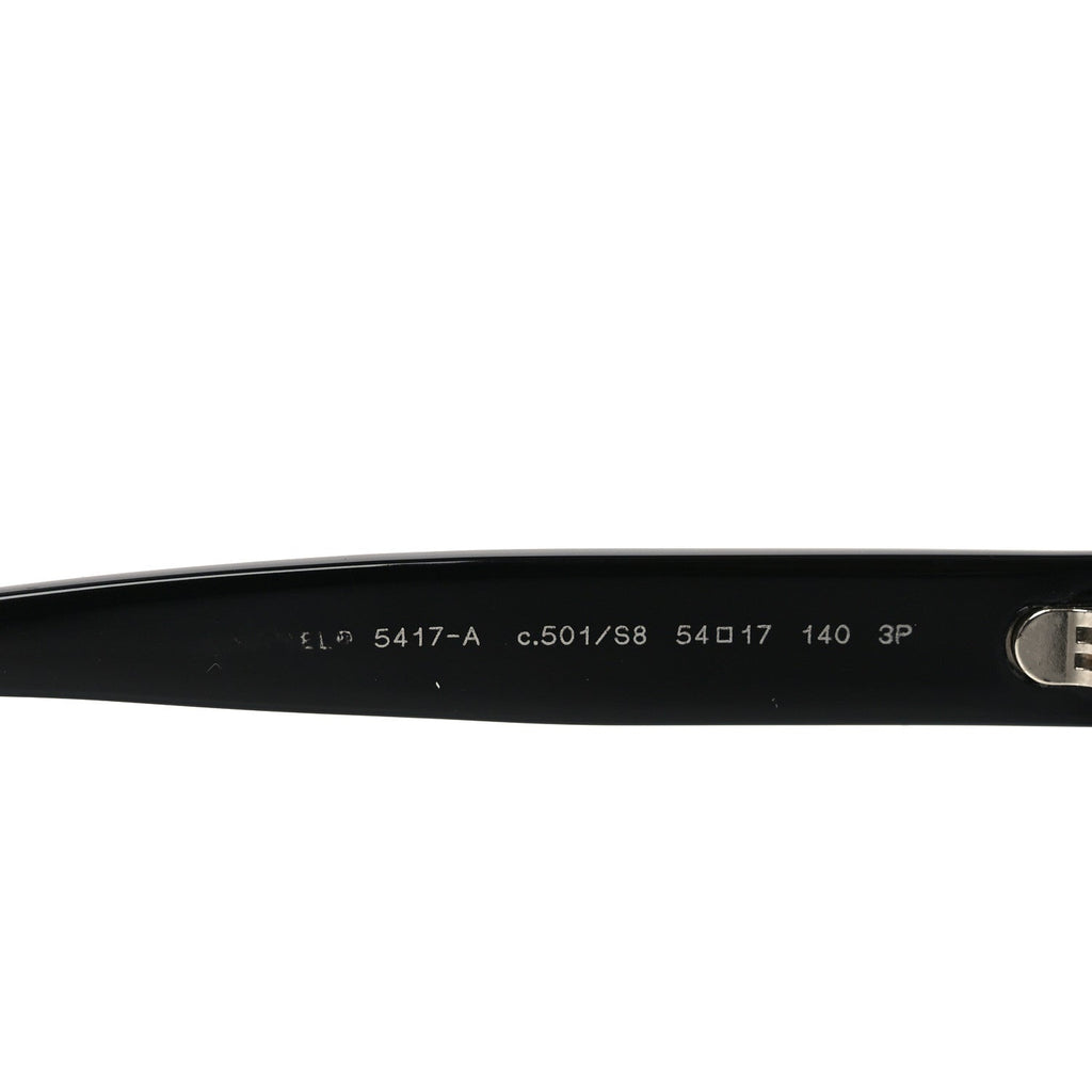 Acetate Polarized Square Sunglasses 5417-A Black