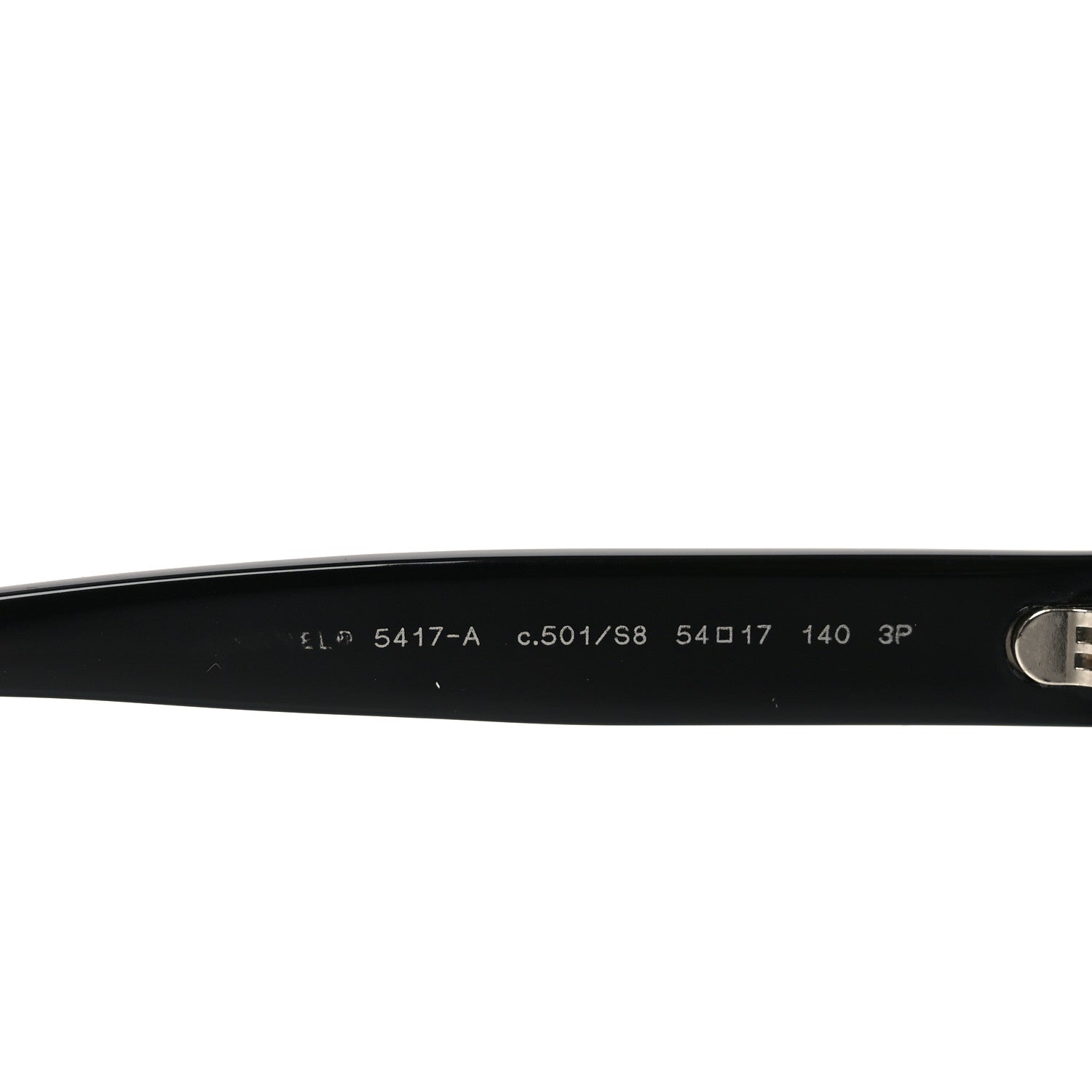 Acetate Polarized Square Sunglasses 5417-A Black