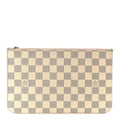 Louis Vuitton Damier Azur Neverfull MM GM Pochette Rose Ballerine