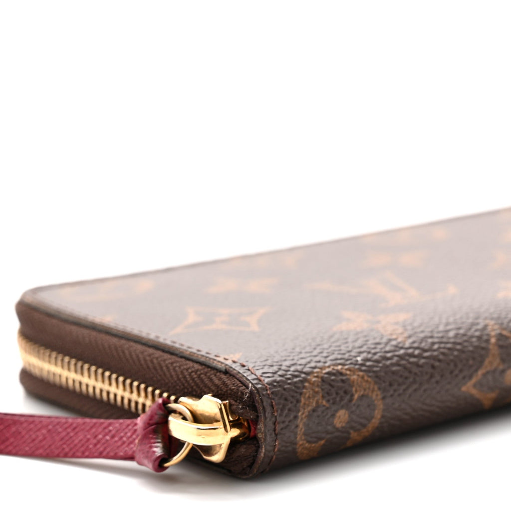 Louis Vuitton Monogram Clemence Wallet Fuchsia