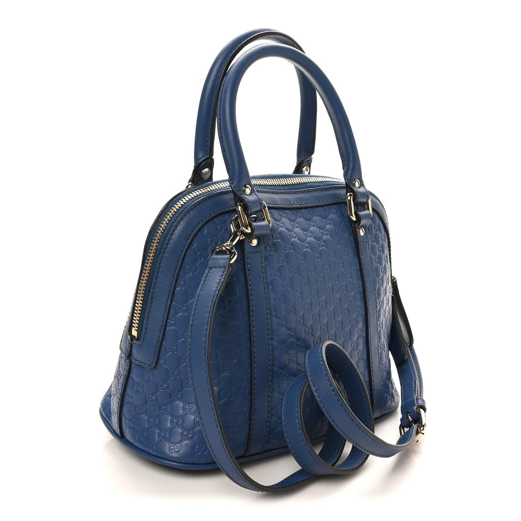 Gucci Soft Microguccissima Mini Dome Bag Blue
