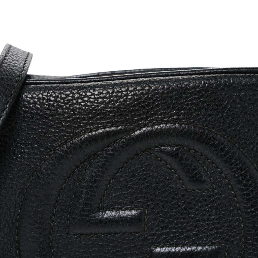 Gucci Pebbled Calfskin Small Soho Disco Bag Black