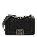 Chanel Caviar Quilted Small Boy Flap Black