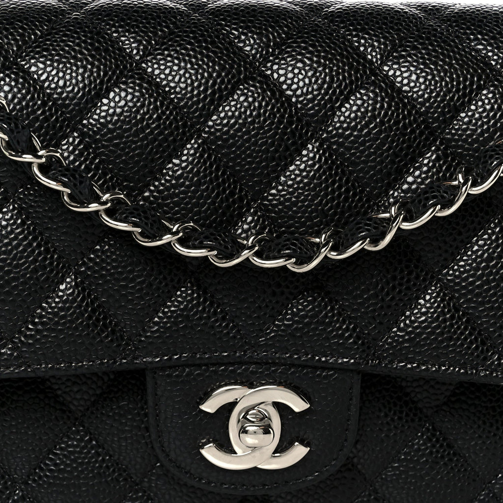 Chanel Caviar Quilted Medium Double Flap Black