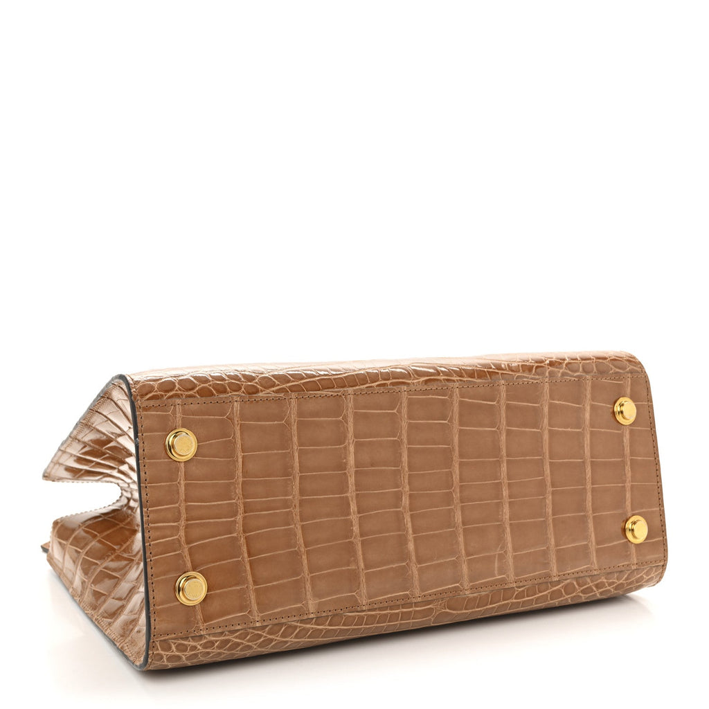 Louis Vuitton Alligator City Steamer MM Sienna Brown