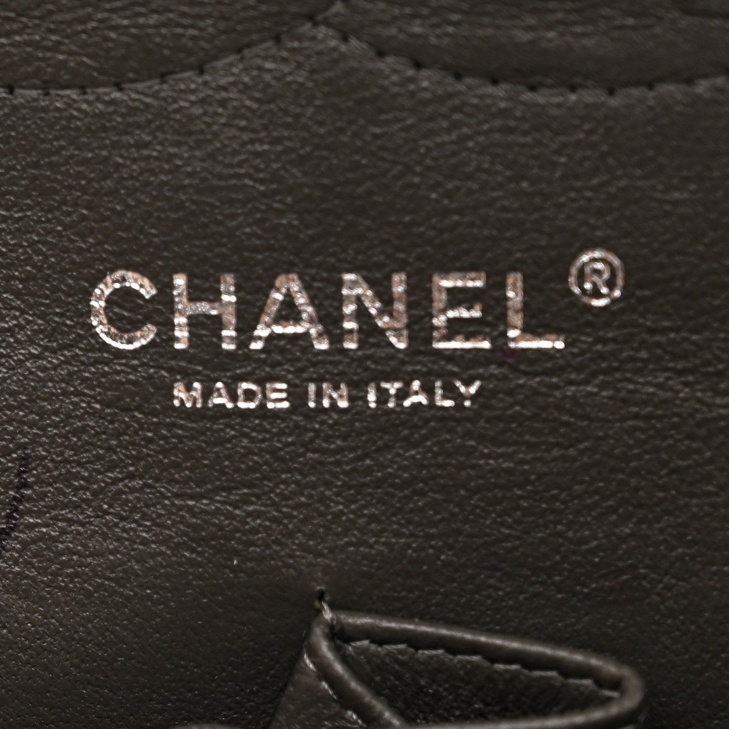 Chanel Caviar Quilted Jumbo Double Flap Grey