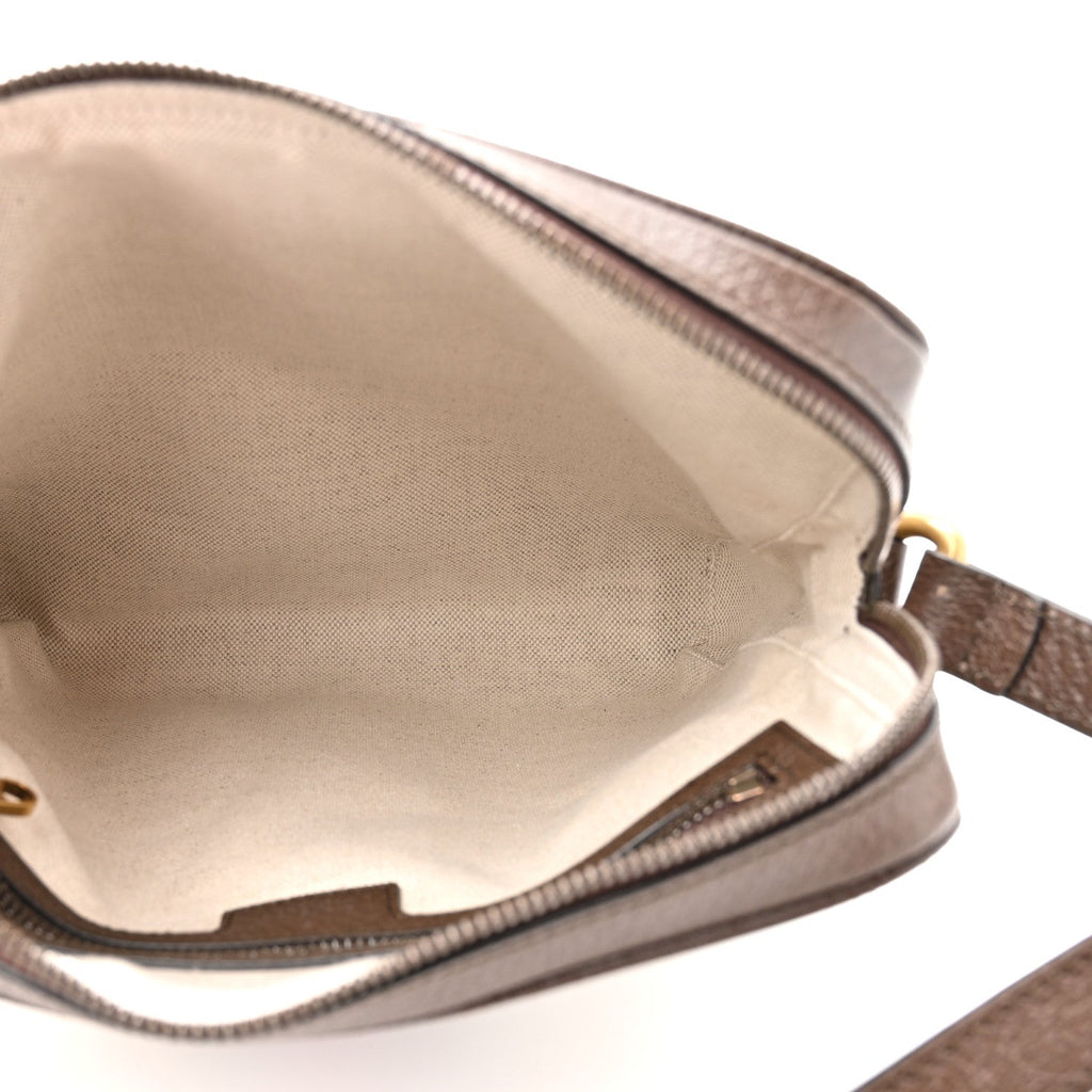 Gucci GG Supreme Monogram Web Small Ophidia Messenger Bag Brown
