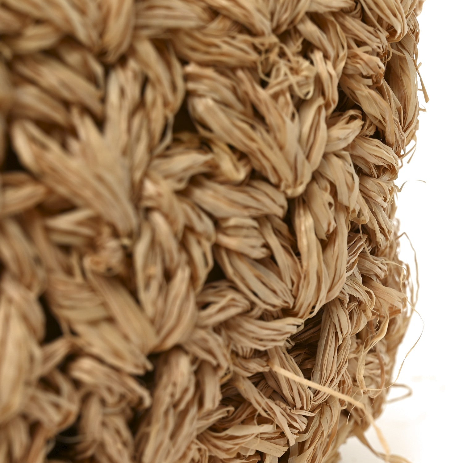 Chanel Straw Raffia Tote Natural Pink