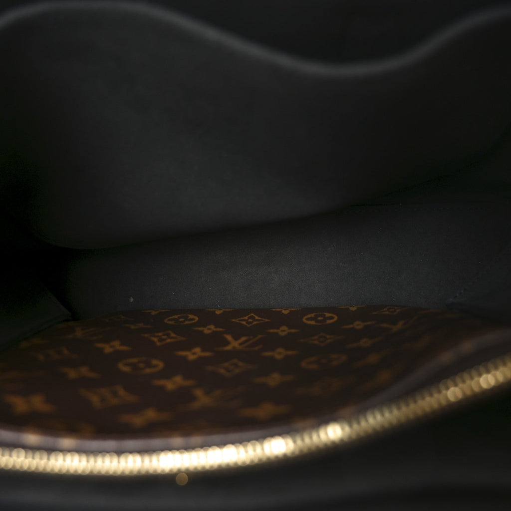 Louis Vuitton Monogram Flower Tote Black