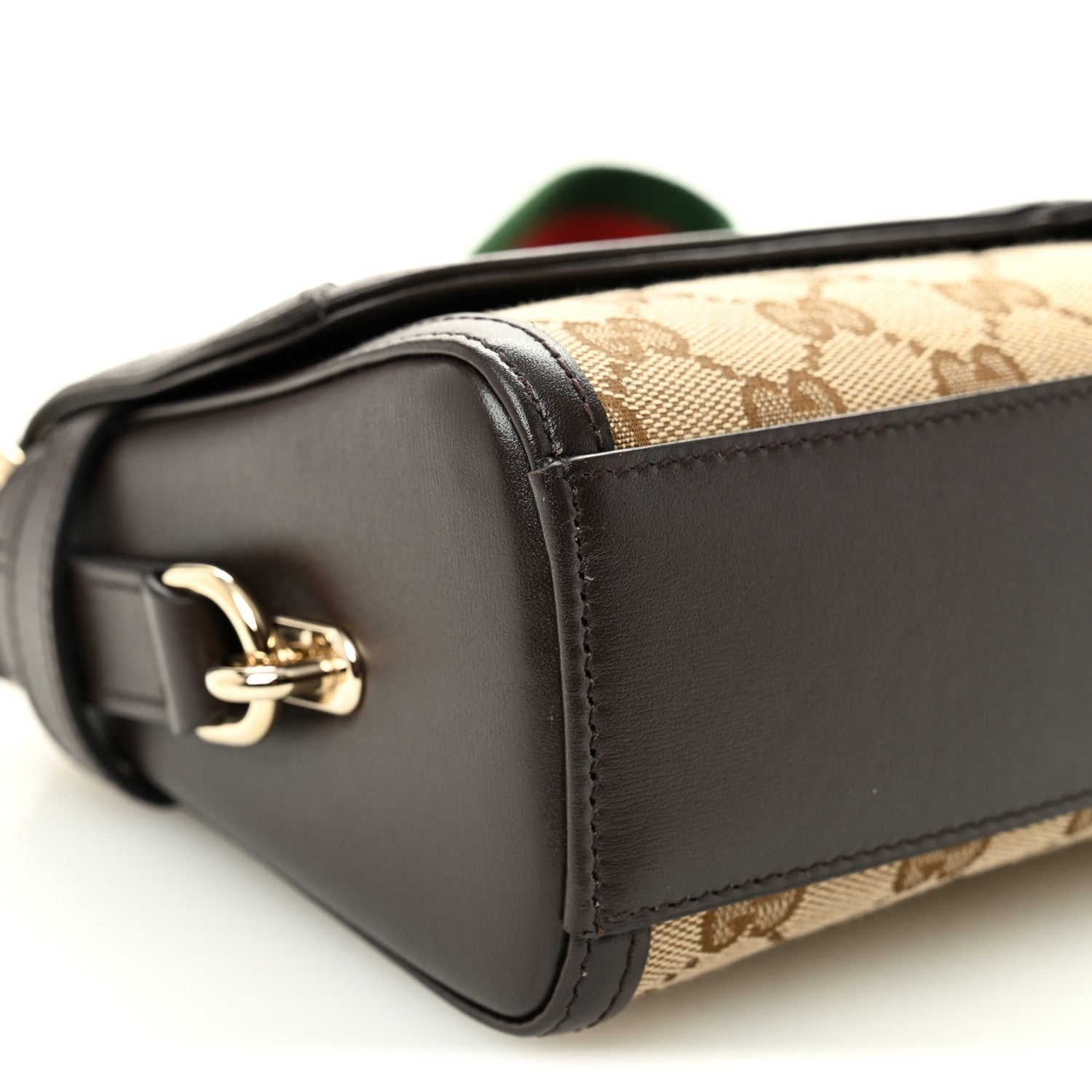 Gucci GG Monogram Medium Luce Shoulder Bag Beige Ebony