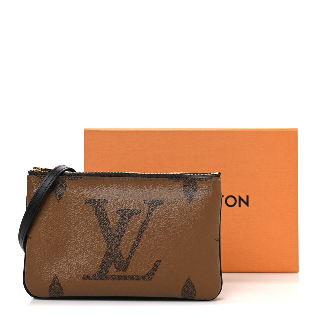 Louis Vuitton Reverse Monogram Giant Double Zip Pochette