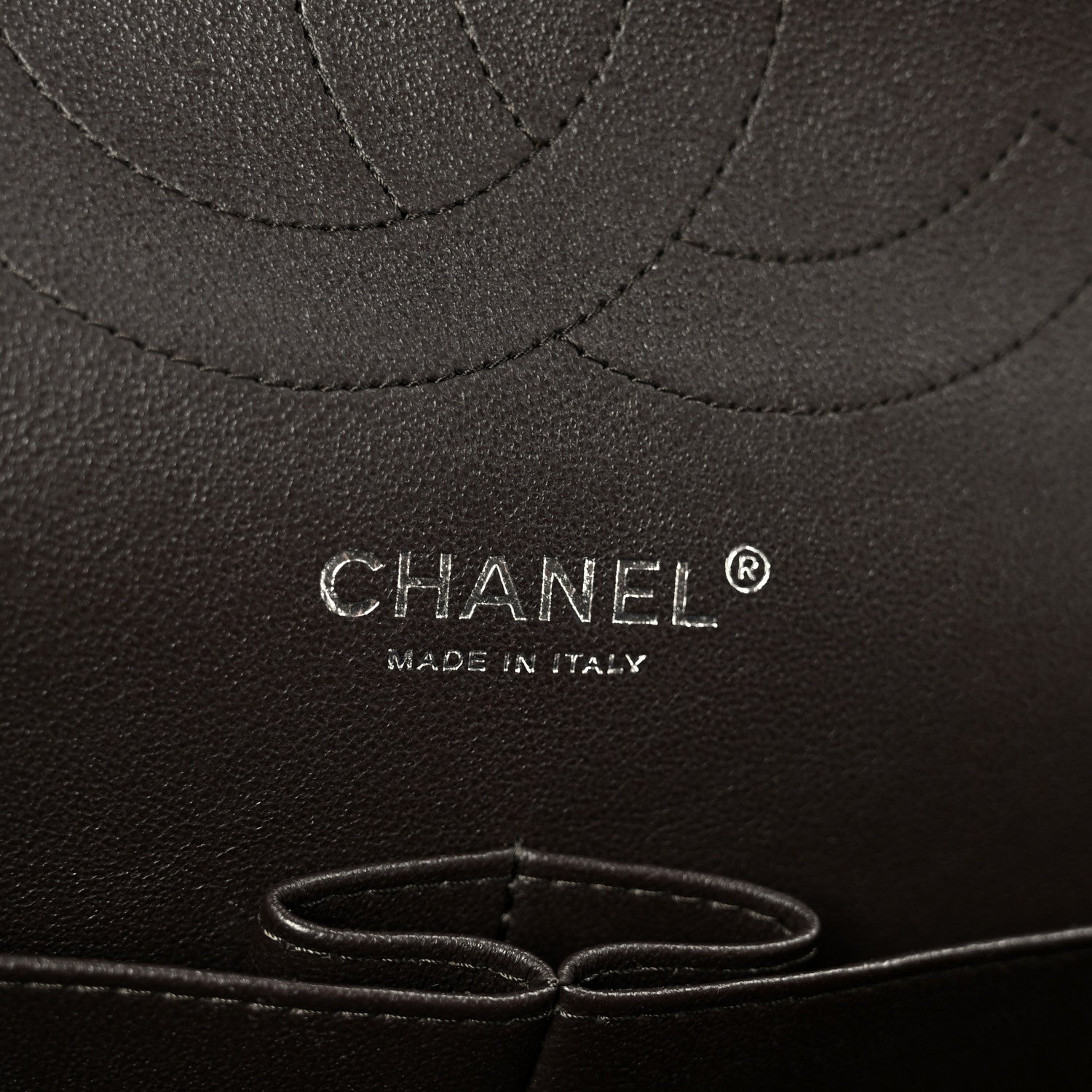 Chanel Caviar Quilted Jumbo Double Flap Dark Brown