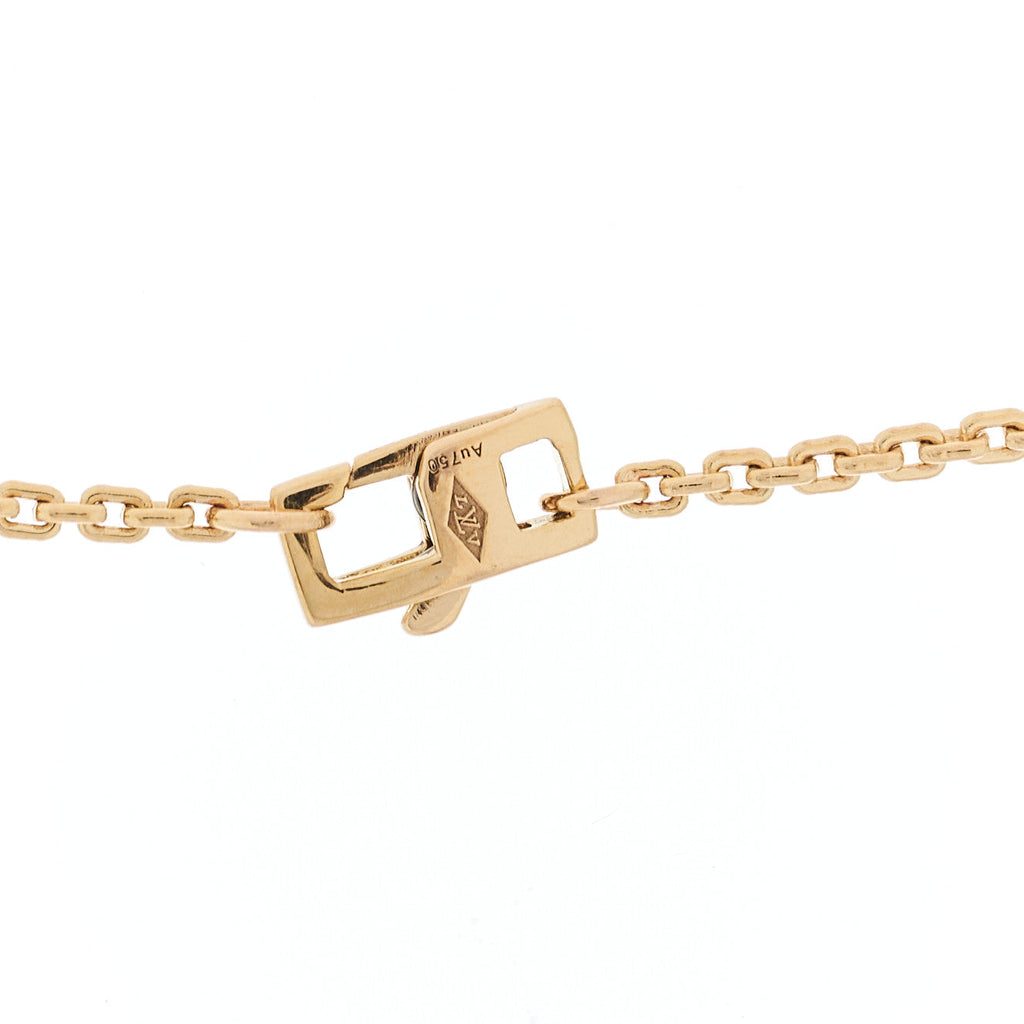 Louis Vuitton 18K Yellow White Rose Gold Diamond Idylle Blossom XL Pendant Necklace
