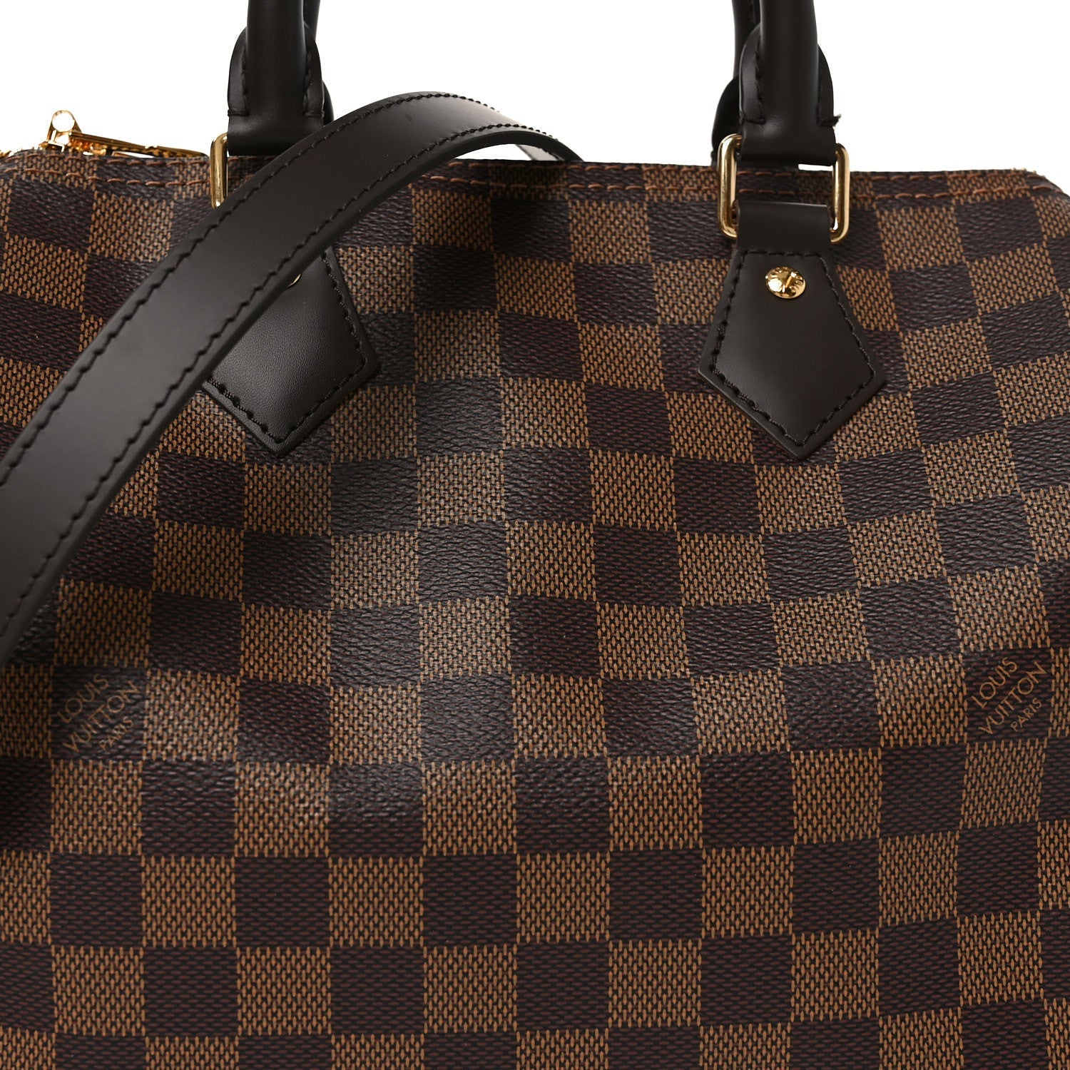 Louis Vuitton Damier Ebene Speedy Bandouliere 25