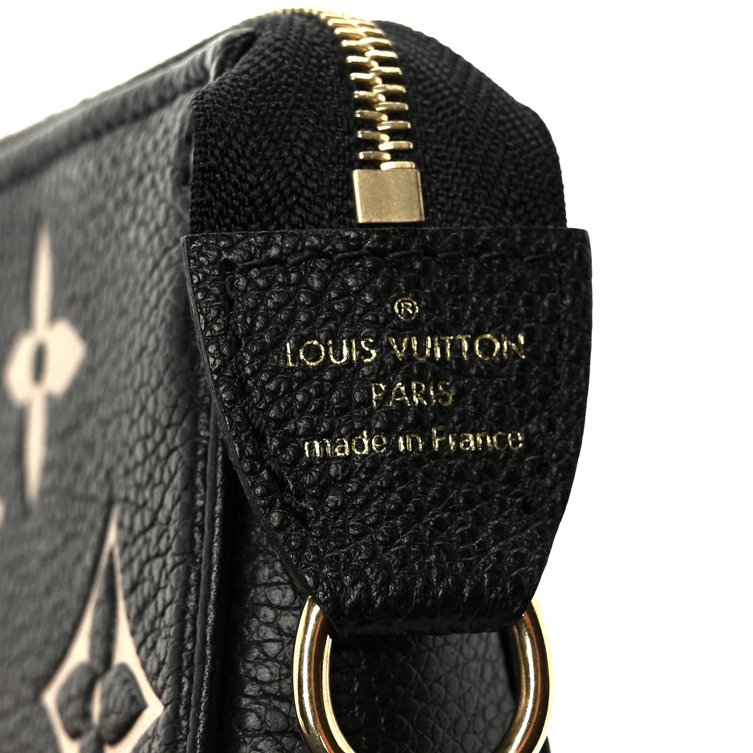Louis Vuitton Empreinte Monogram Giant Mini Pochette Accessories Black