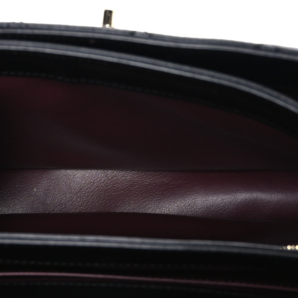 Chanel Lambskin Quilted Small Trendy CC Dual Handle Flap Bag Black