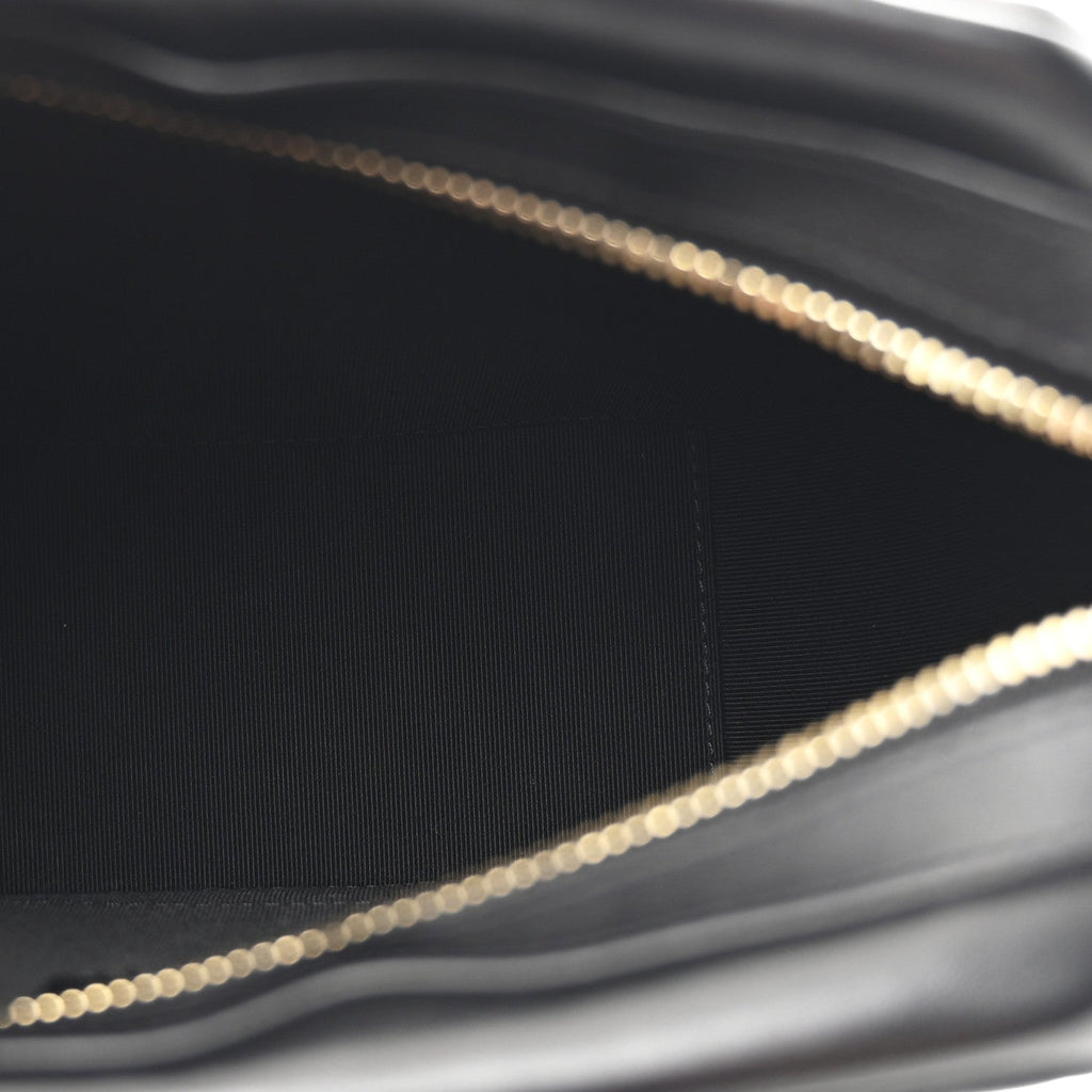 Chanel Calfskin CC Clock Camera Case Black
