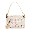 Louis Vuitton LV x TM Cowhide Monogram Multicolor Side Trunk MM White
