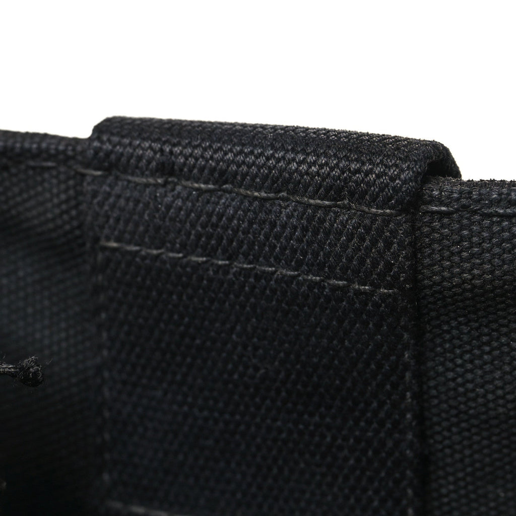 Prada Denim Canapa Logo Tote Black