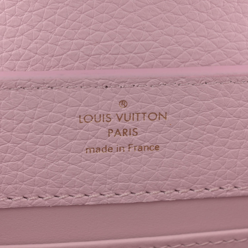 Louis Vuitton Taurillon LV Ski Capucines Mini Pearly Lilac