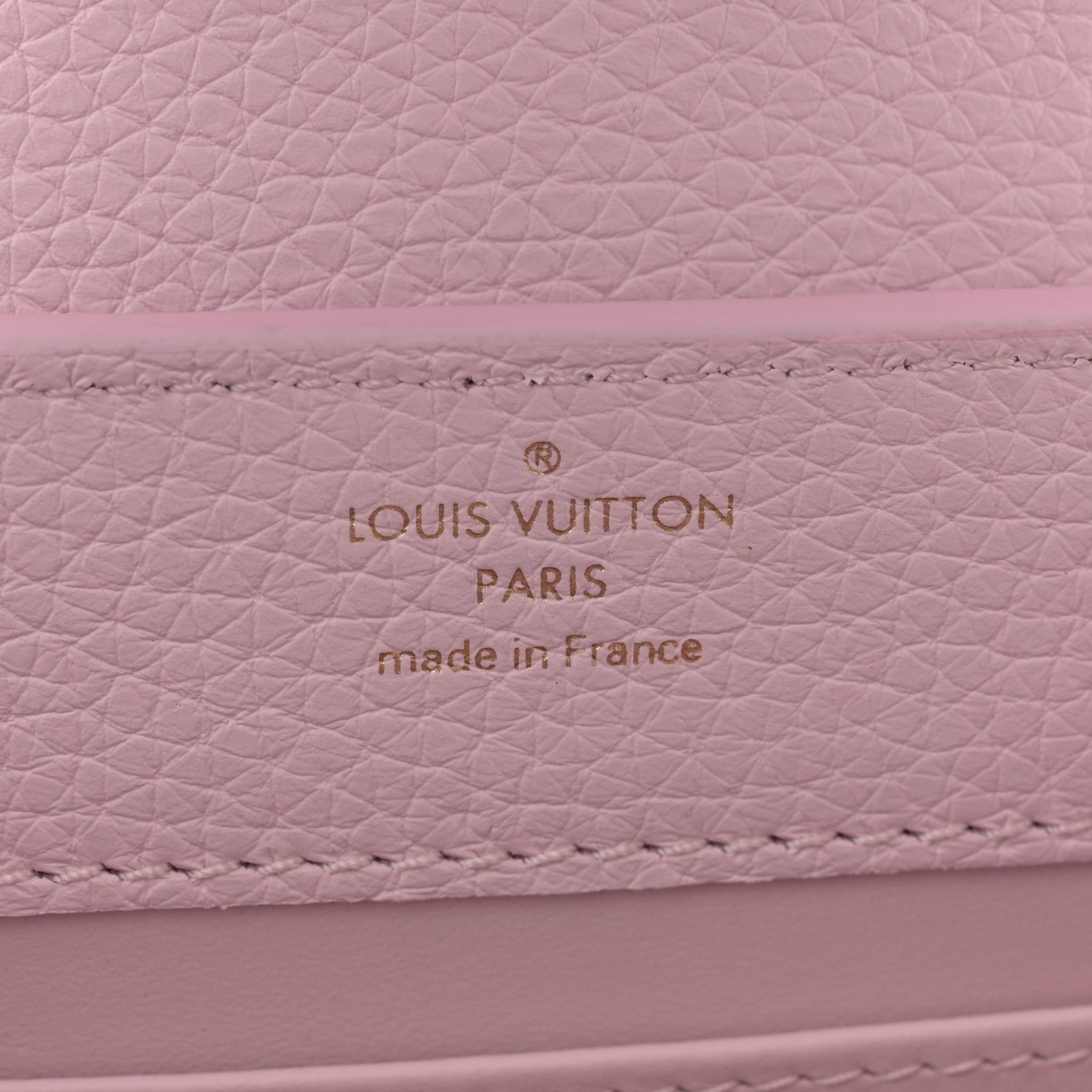 Louis Vuitton Taurillon LV Ski Capucines Mini Pearly Lilac
