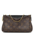 Louis Vuitton Monogram Pallas Clutch Black