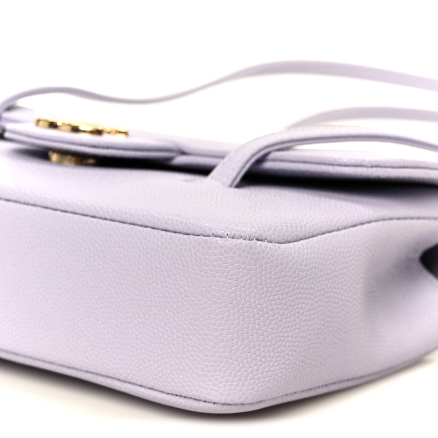 Chanel Shiny Caviar Mini Preppy Coco Shoulder Bag Purple