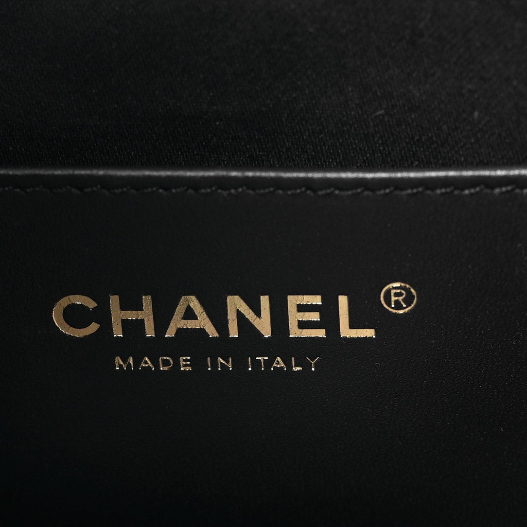 Chanel Caviar Quilted Small Chanel 25 Handbag Dark Navy