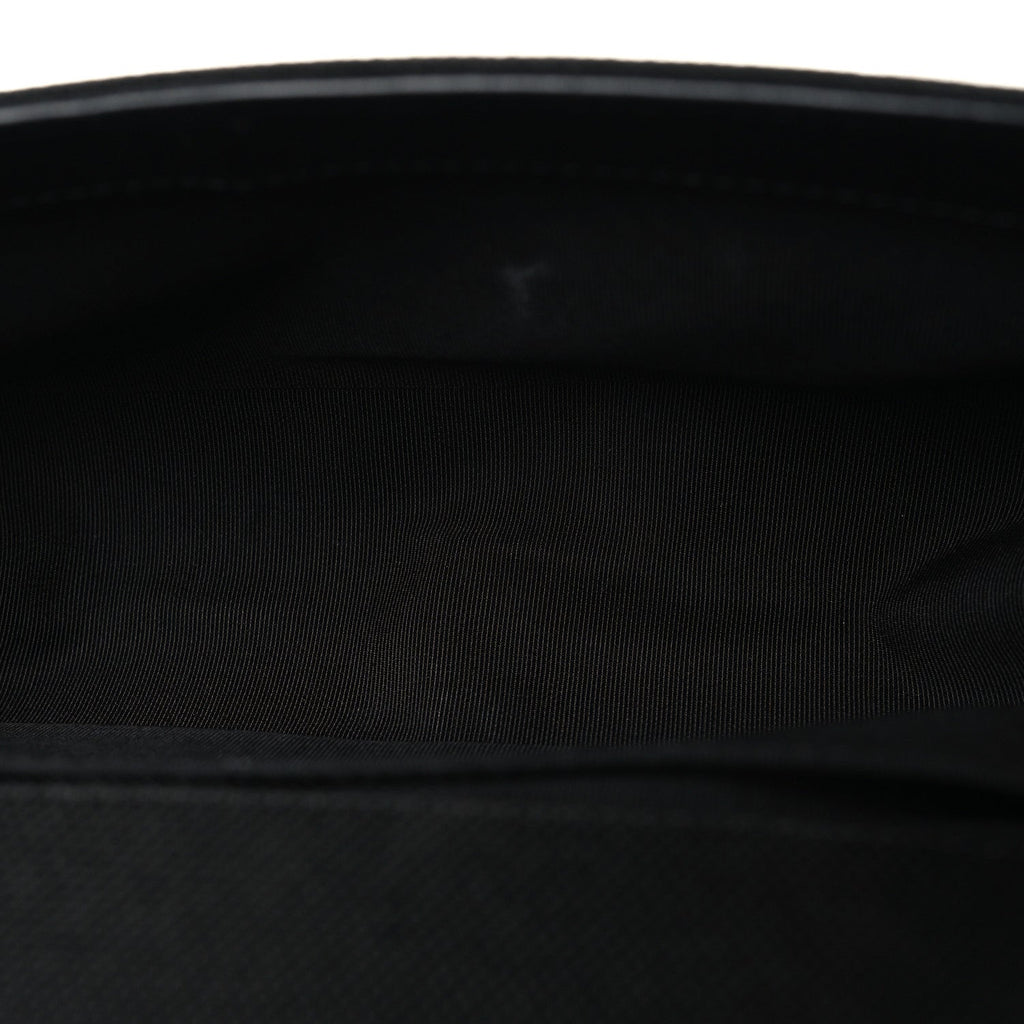 Chanel Canvas Quilted Medium Fluo Boy Flap Black Grey Yellow