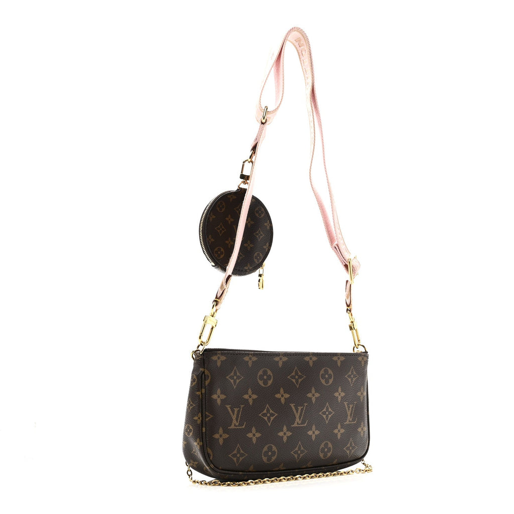 Louis Vuitton Monogram Multi Pochette Accessories Rose Clair