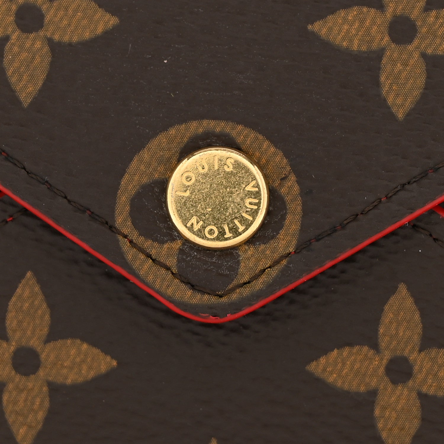 Louis Vuitton Monogram Medium Kirigami Pochette Insert Coquelicot