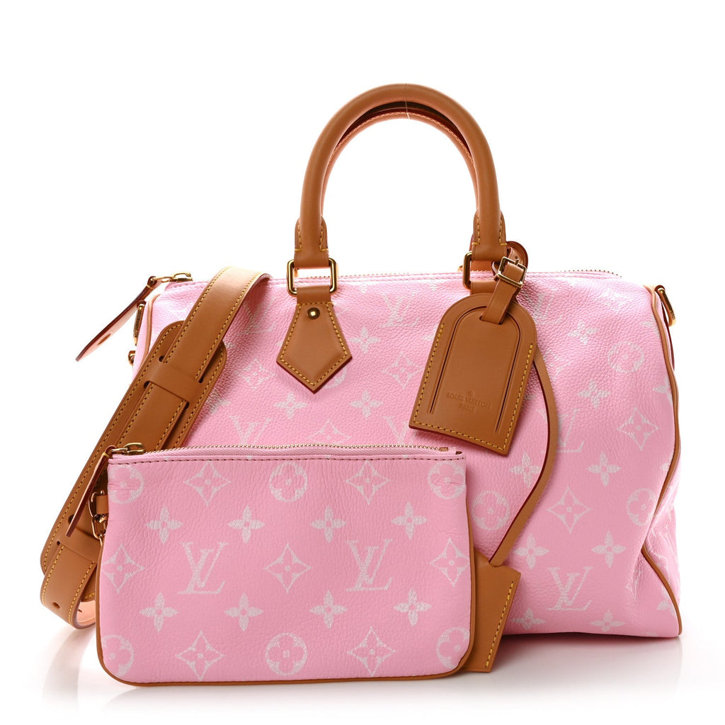 Louis Vuitton Calfskin Monogram Speedy P9 Bandouliere 30 Candy