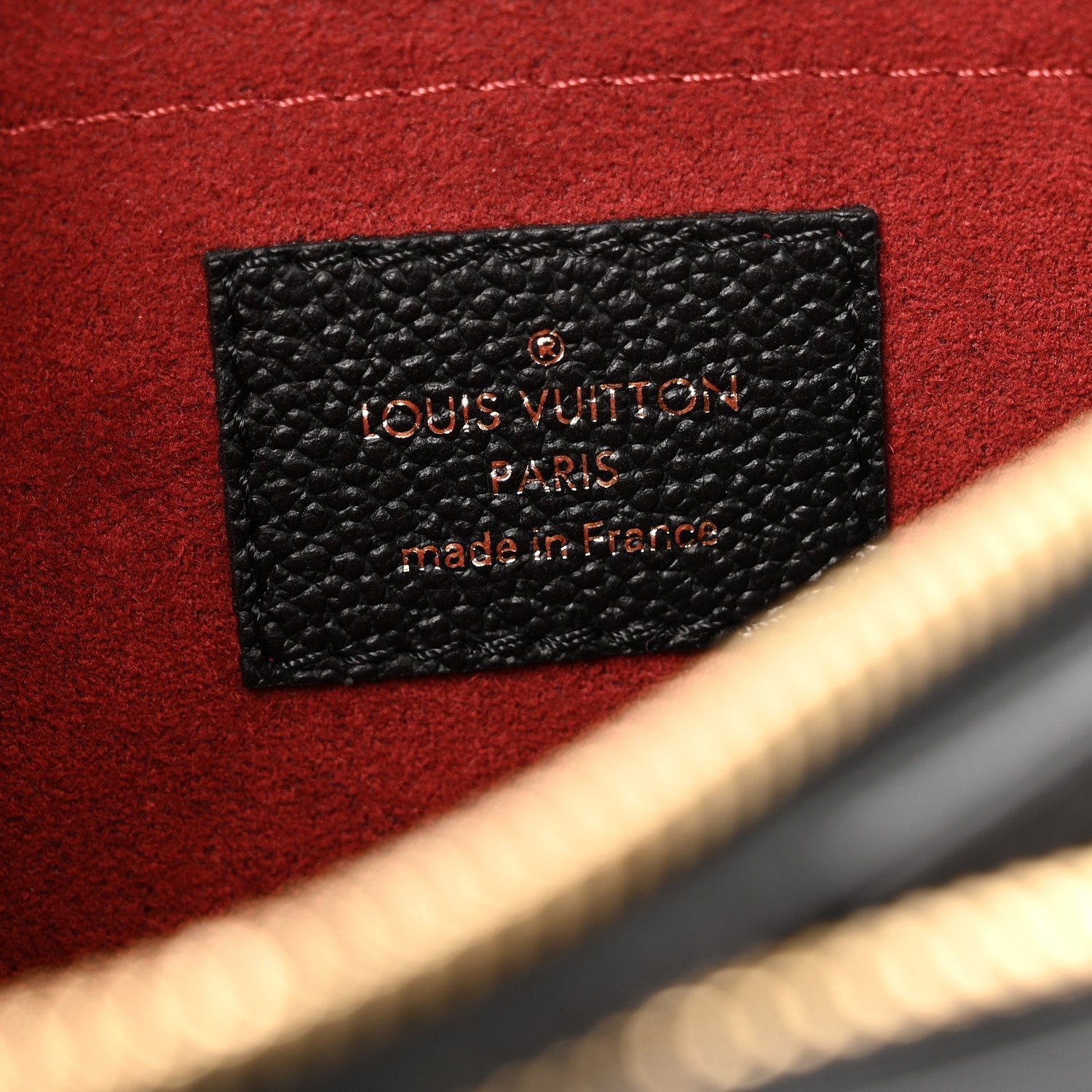 Louis Vuitton Empreinte Monogram Giant Multi Pochette Accessories Black Beige