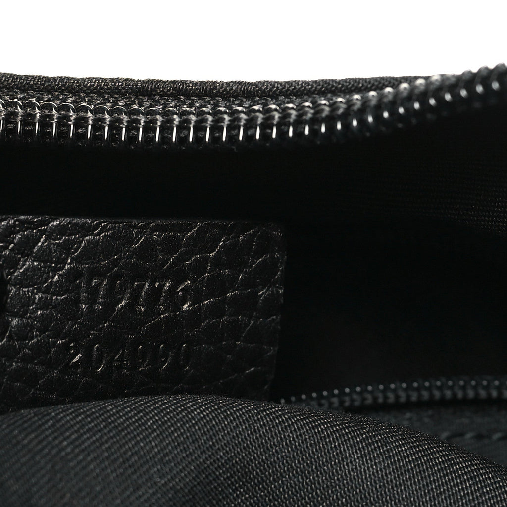 Gucci Nylon Monogram Small Hobo Black