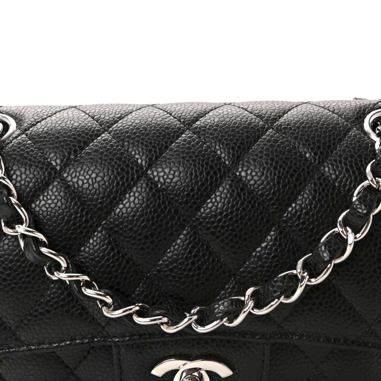 Chanel Caviar Quilted Small Double Flap Black
