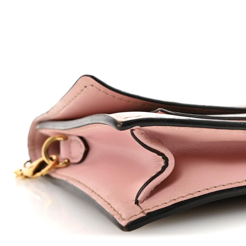Louis Vuitton Monogram Flore Chain Wallet Rose Ballerine