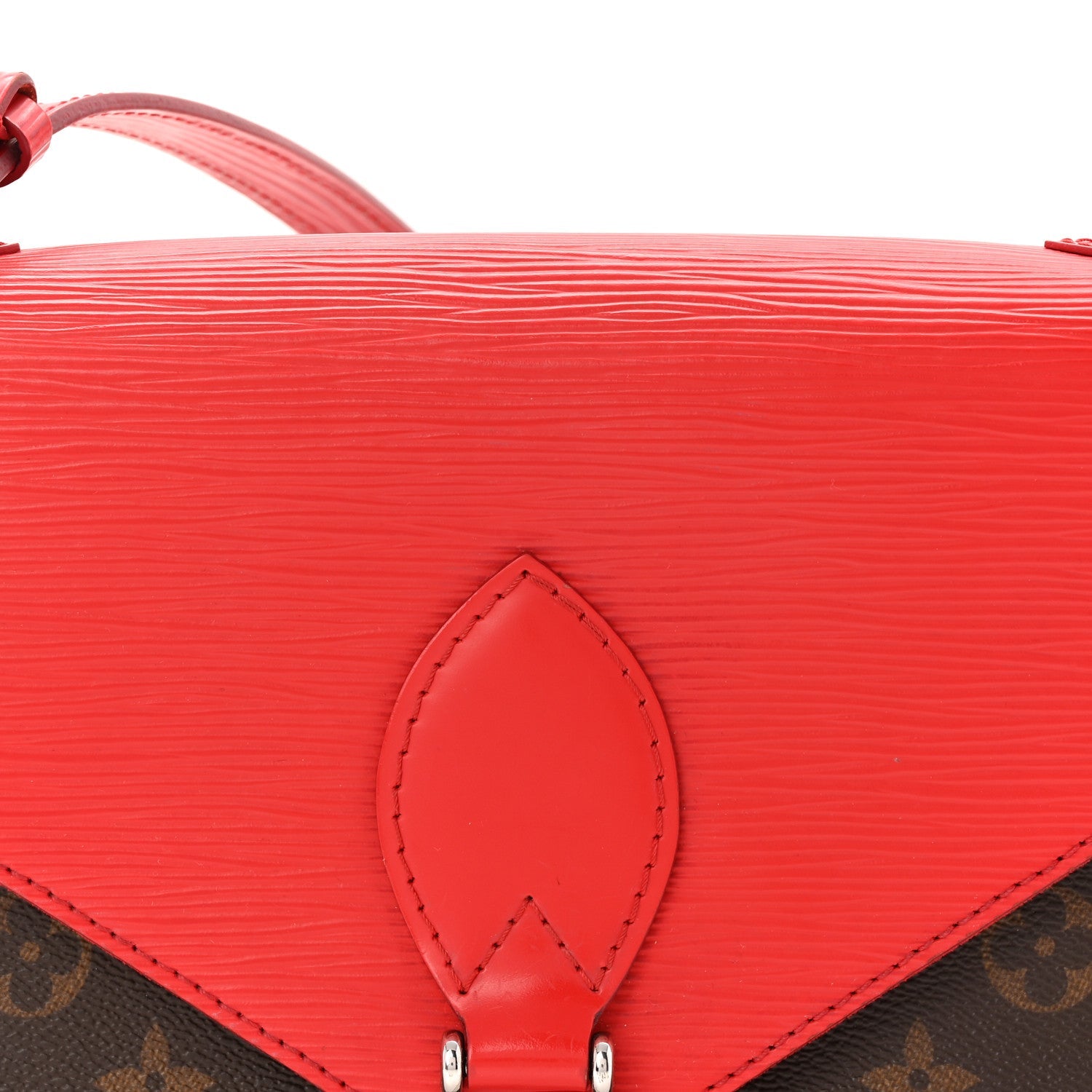 Louis Vuitton Monogram Epi Saint Michel Coquelicot