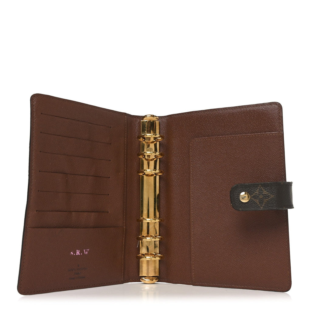 Louis Vuitton Monogram Medium Ring Agenda Cover